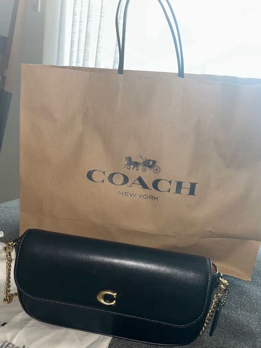 Coach Restored Brook Flap Chain Bag